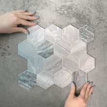 Load image into Gallery viewer, DIP CHARCOAL TRAVERTINE HEX