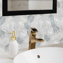 Load image into Gallery viewer, DIP CHARCOAL TRAVERTINE HEX