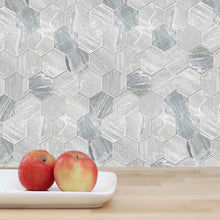 Load image into Gallery viewer, DIP CHARCOAL TRAVERTINE HEX