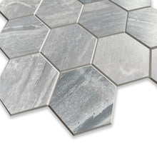 Load image into Gallery viewer, DIP CHARCOAL TRAVERTINE HEX
