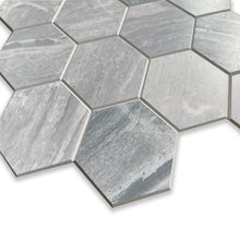 Load image into Gallery viewer, DIP CHARCOAL TRAVERTINE HEX